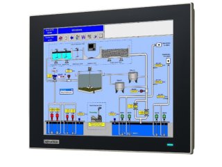 Industrie Monitore 12 Zoll: optional mit resistivem Touchscreen