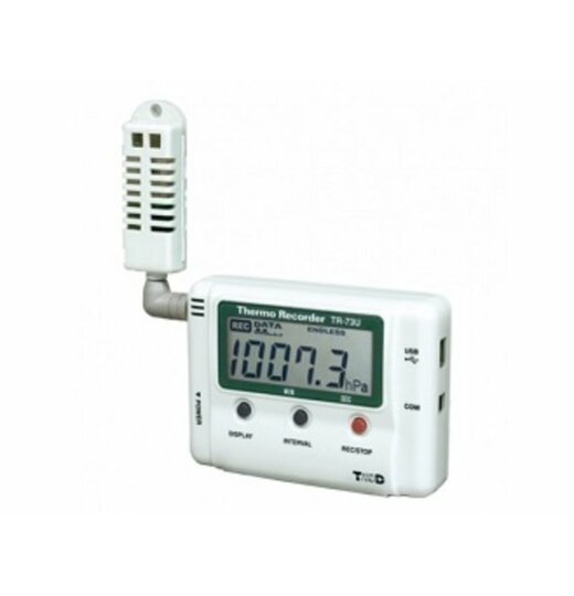 TR-73U Datenlogger fr Temperatur, Feuchte und Luftdruck