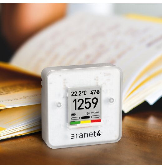 Aranet4 HOME, CO2, Feuchte, Temperatur, Luftdruck Funkdatenlogger/Sensor/CO2 Ampel