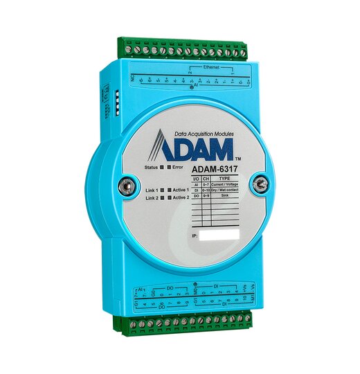 ADAM-6317 OPC UA Ethernet Remote I/O_AI Modul
