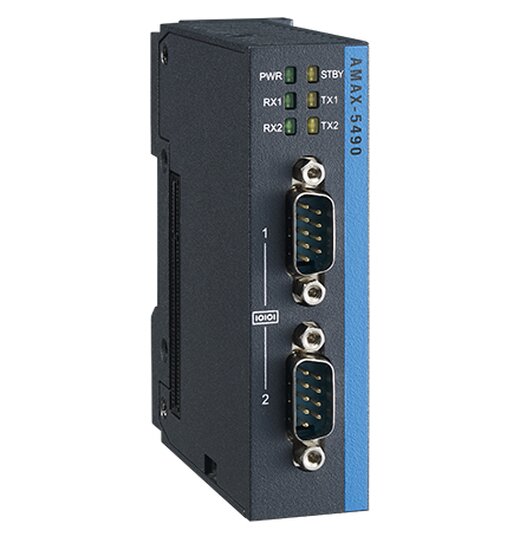 AMAX-5490: Isoliertes RS-232/422/485-Kommunikationsmodul mit 2 Anschlssen